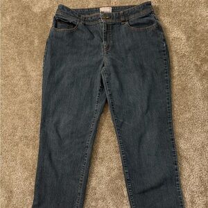 Chico's Dark Blue Straight Leg Jeans